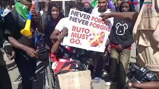 Video June 25: Nakuru youth join in nationwide protests