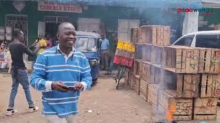 Video: Drama unfolds at Wakulima market as bees invade tuktuk with stolen goods