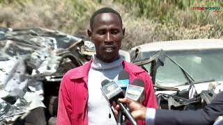 Grief as man loses 5 family members in Kikopey road crash