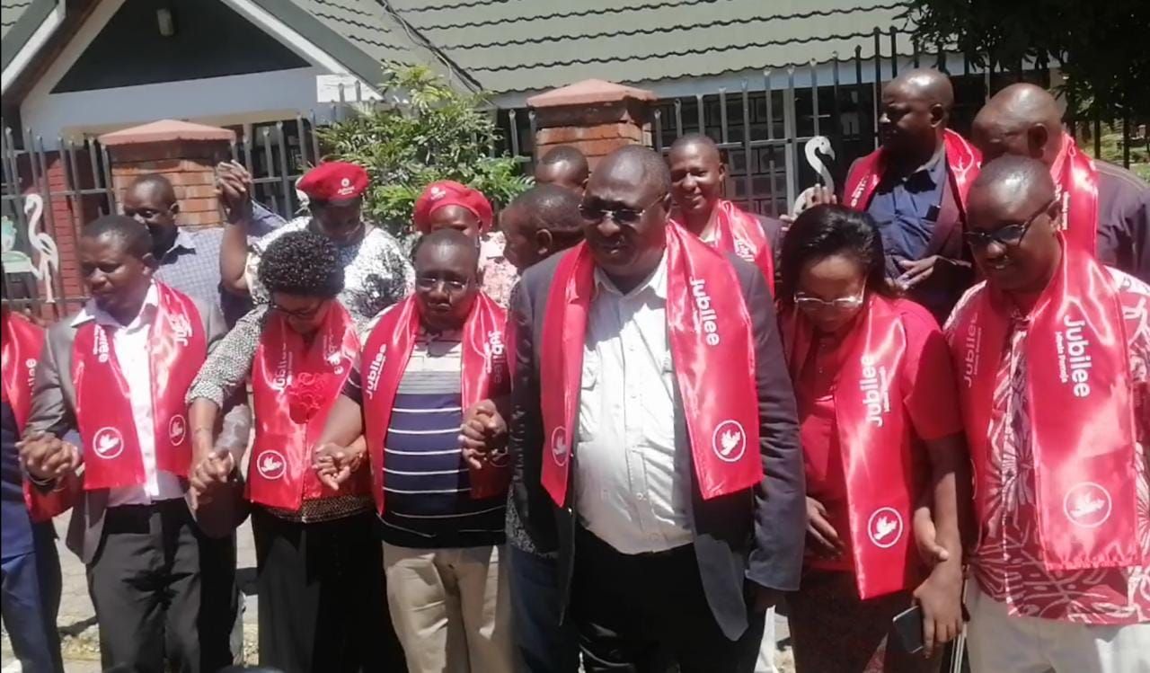 Nakuru Jubilee party officials differ on party's leadership