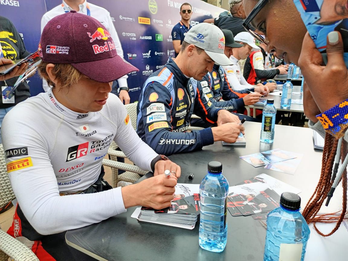 WRC drivers meet fans in Naivasha ahead of Safari Rally competition