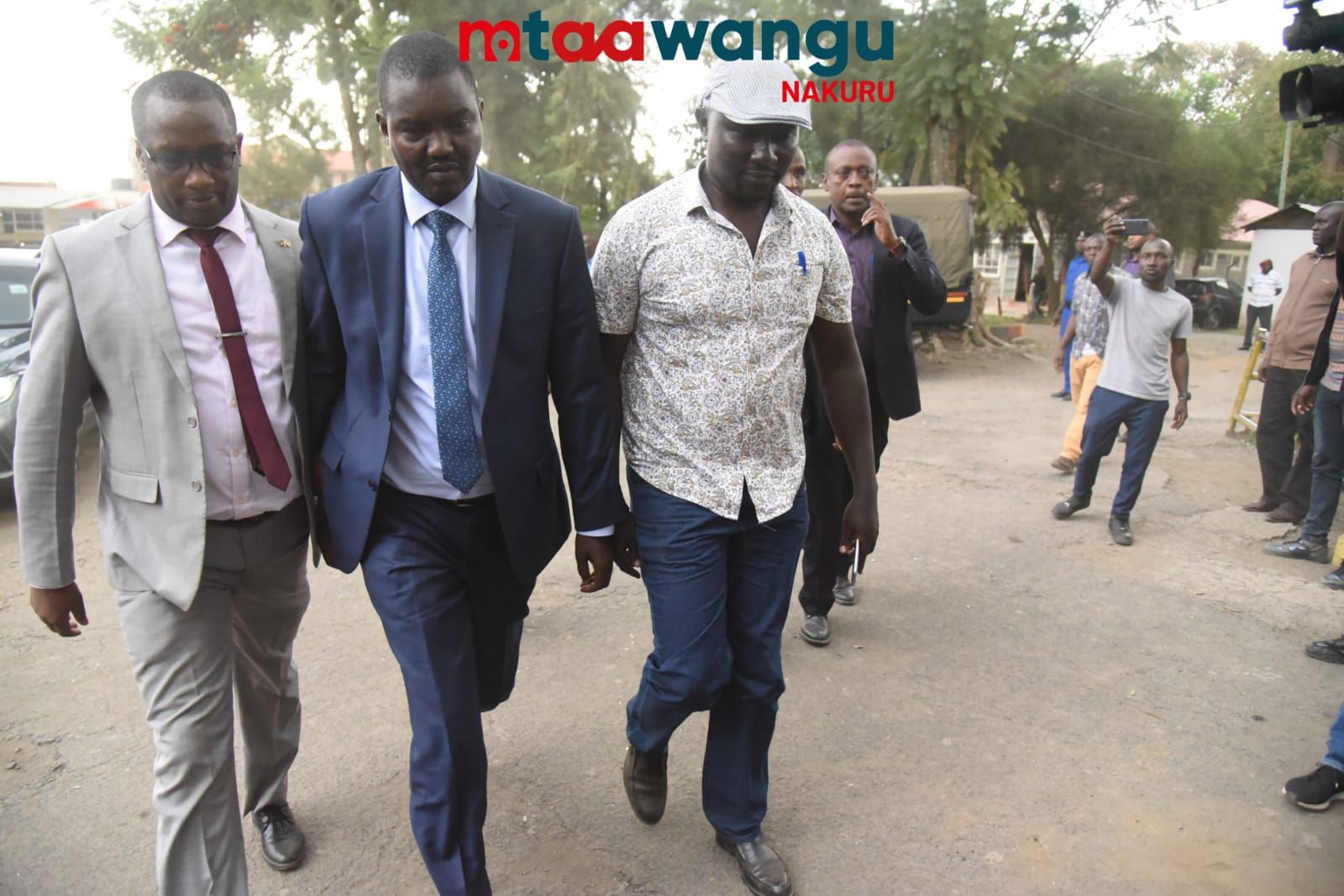 Nakuru central police station hosts Senator Mandago for the night