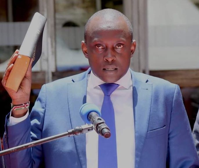 End of County secretary debate as Dr Mwaura is sworn in
