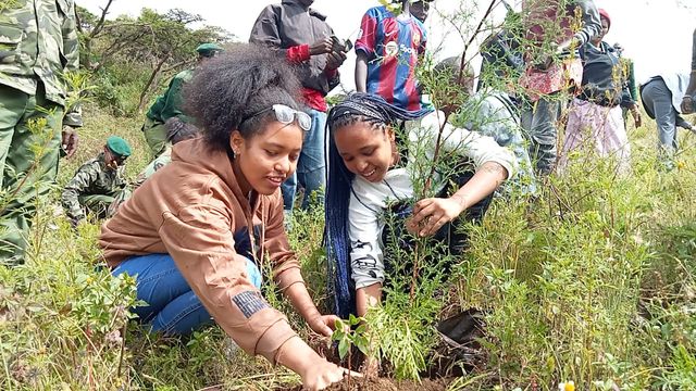 In Pictures: Tree planting exercise at Nakuru GK prison