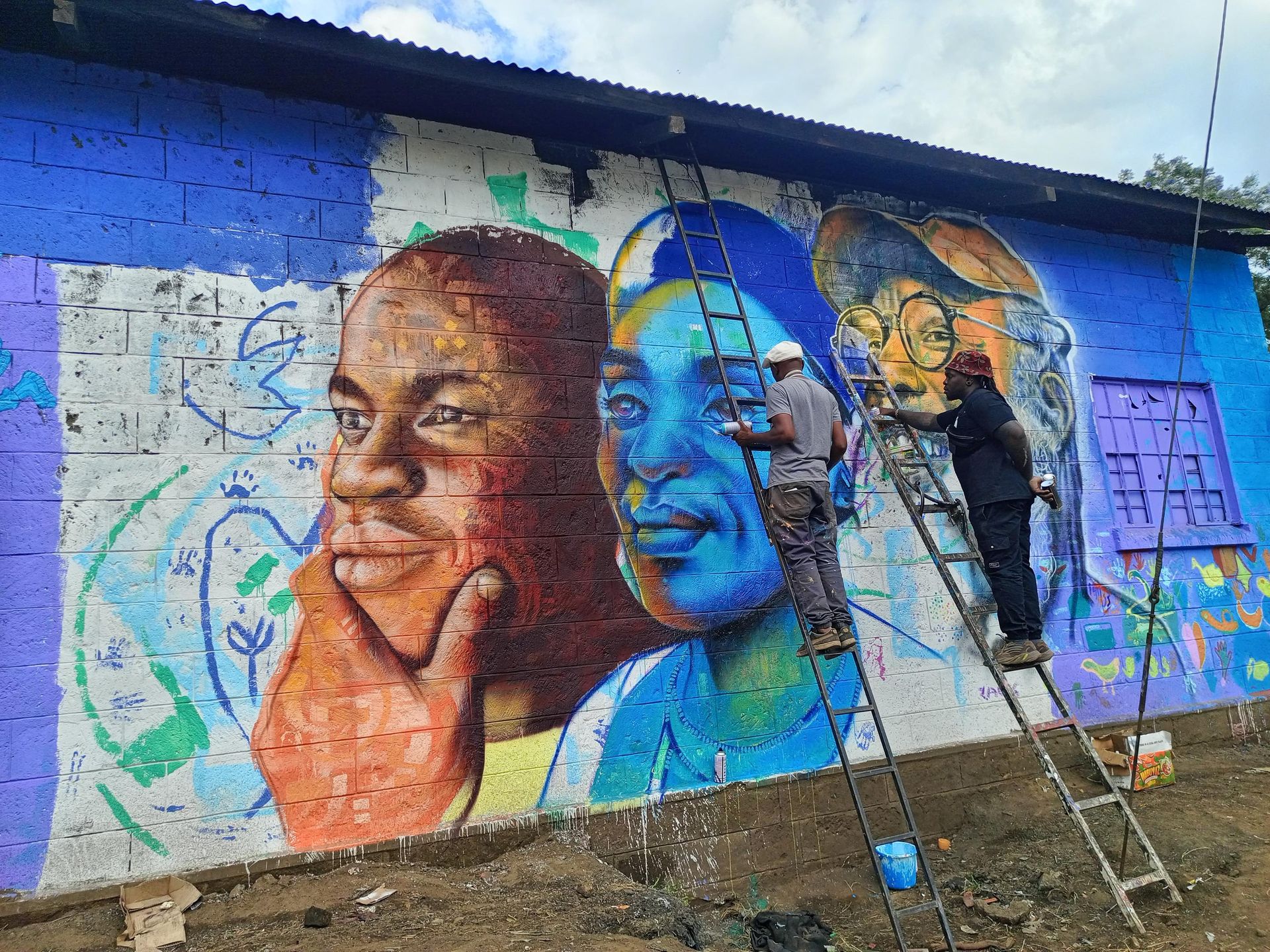 Why Nakuru artistes are painting murals in the CBD