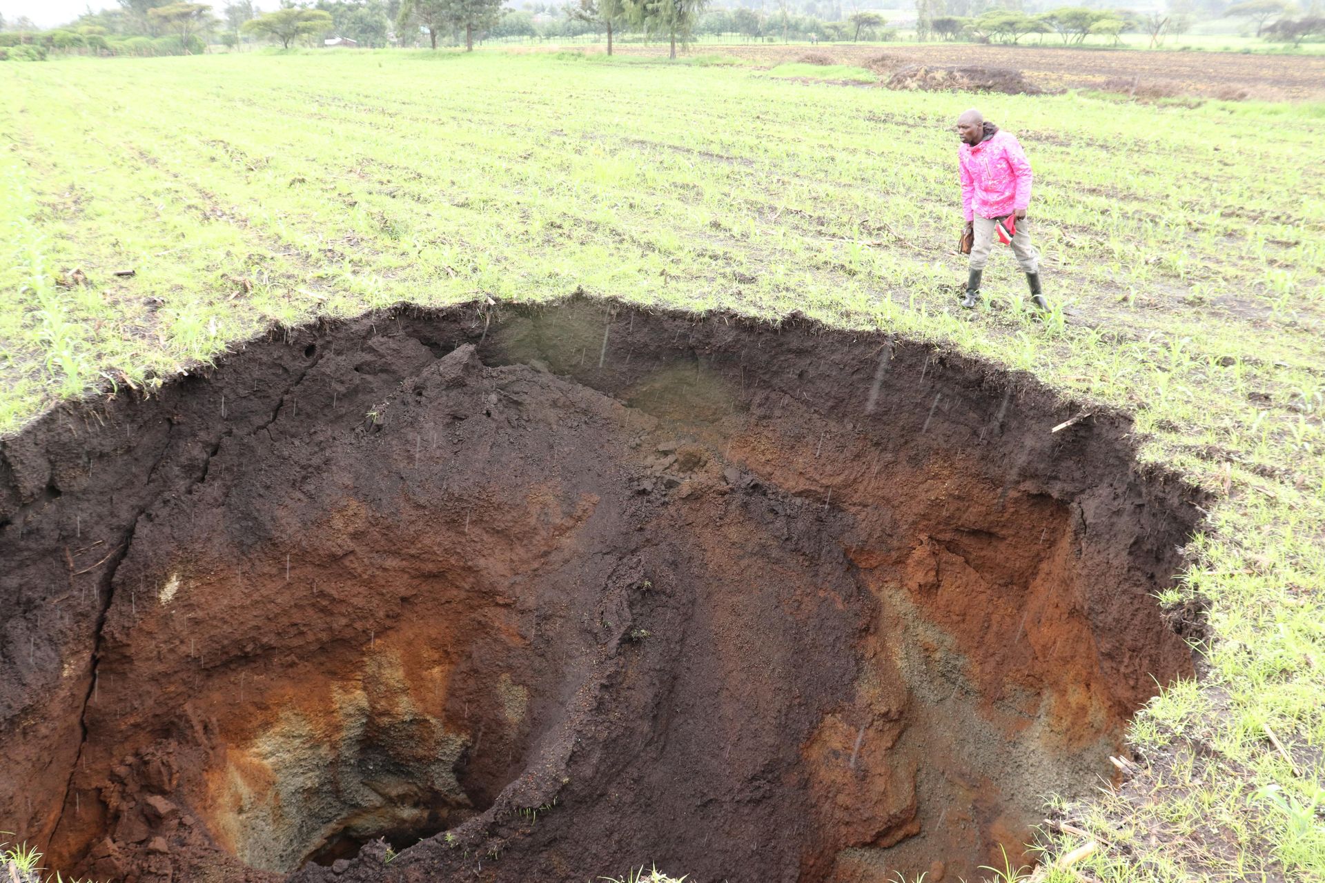 Help us: Ngata family in distress after mother nature drills sinkhole in farm