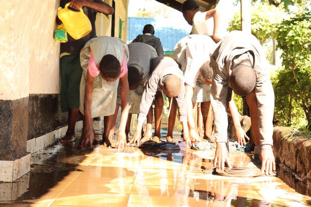 Flooded classrooms, wet desks, delay learning for Muslim primary students