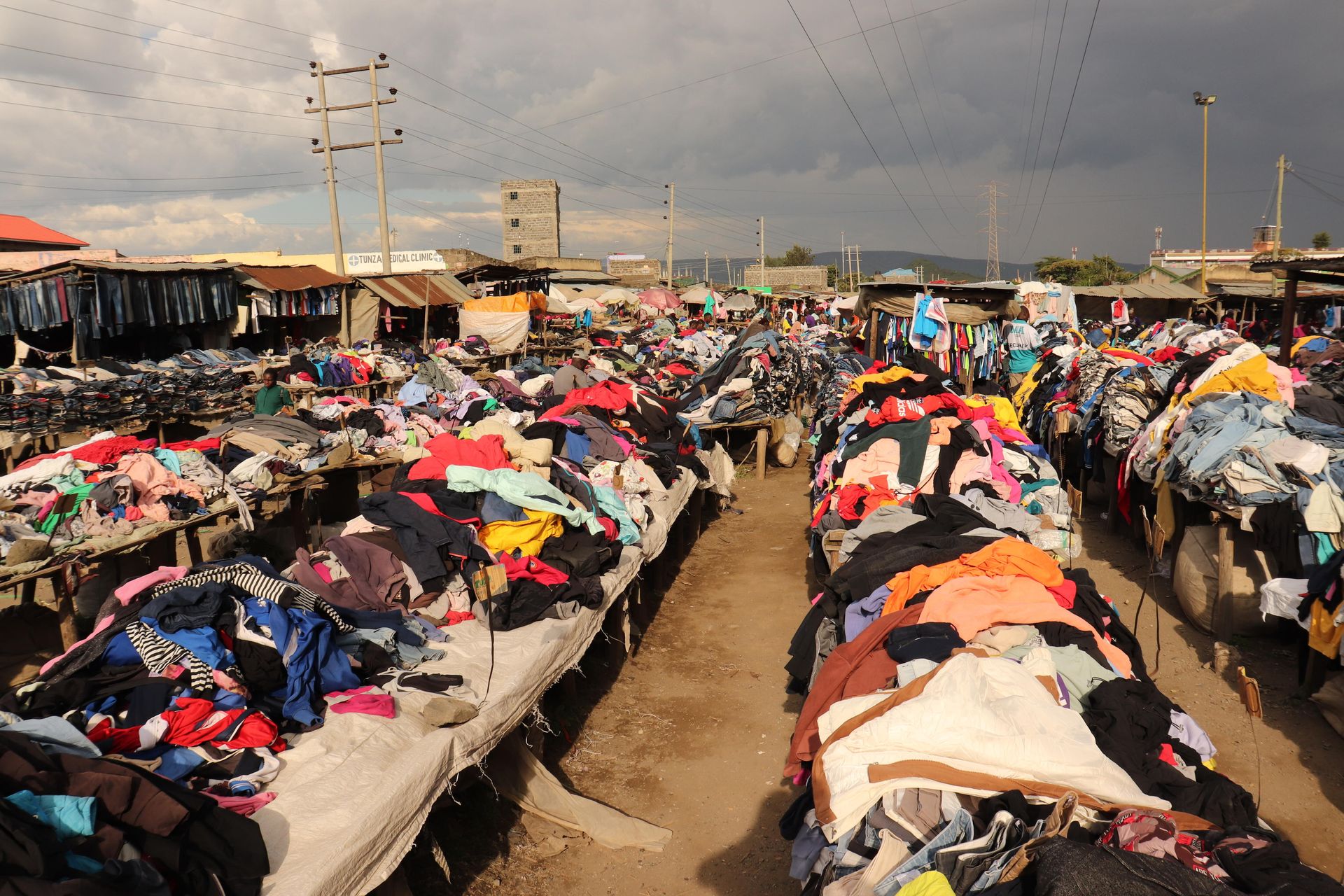 The perfect Nakuru market where business is conducted quietly