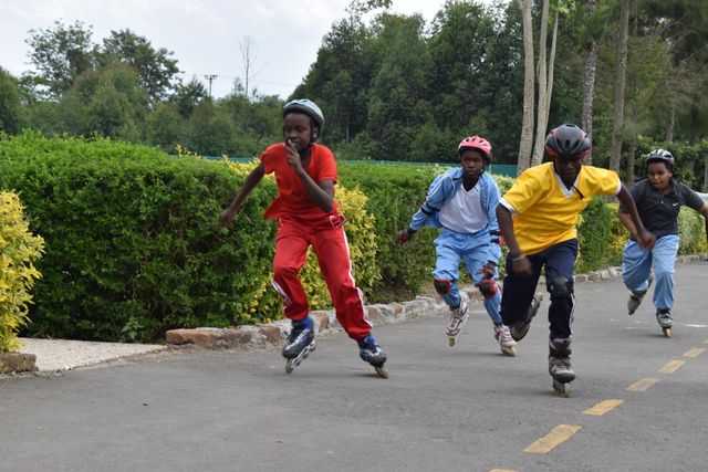 15 schools turn up for the largest skating competition in Nakuru city