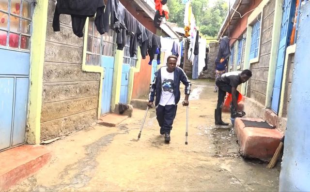 James Mbugua: A man so bold, crutches can't hold him down 