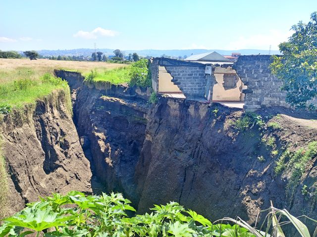 In pictures: How fissures and sinkholes have been forming in Nakuru