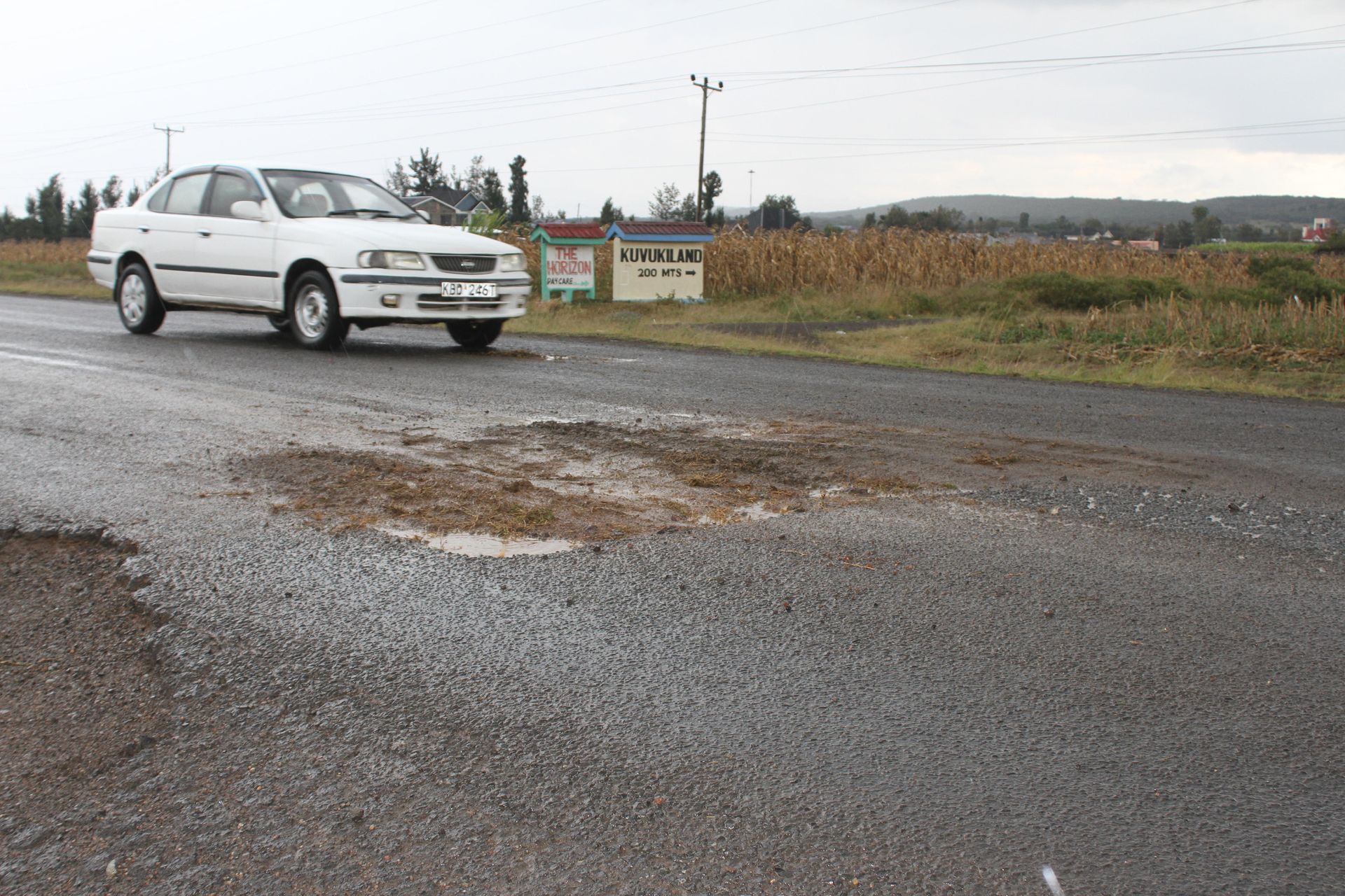 Mzee Wanyama residents blame potholes for rise in fatal road crashes