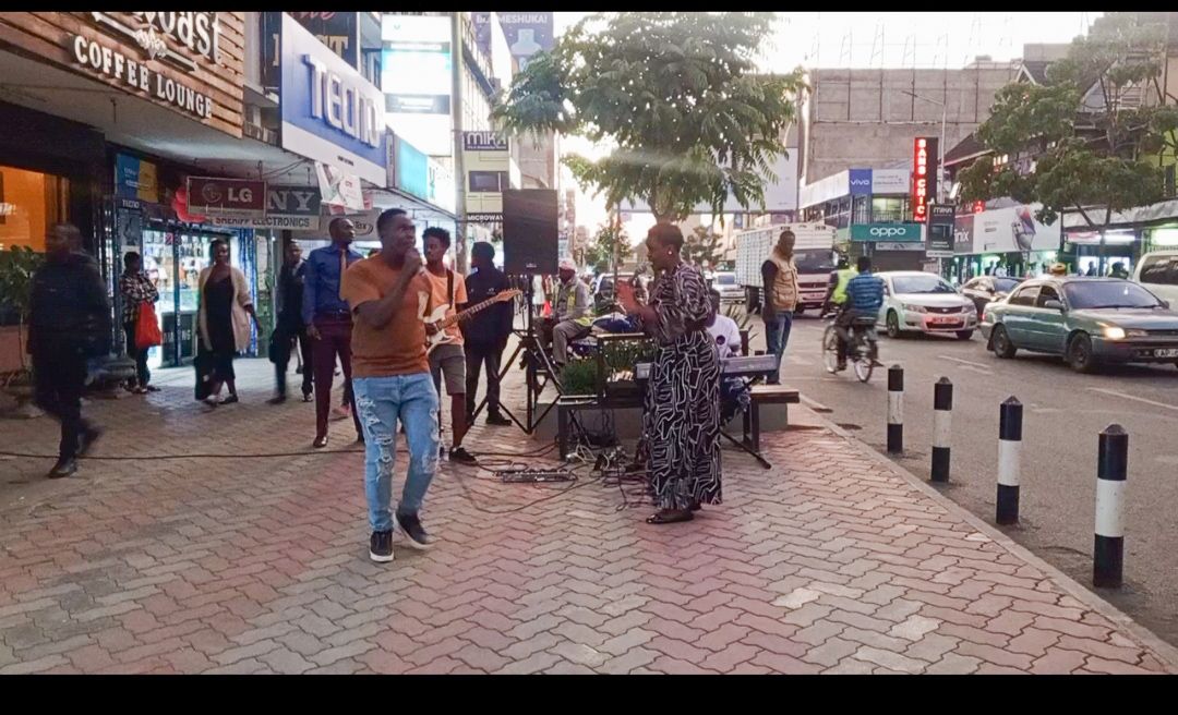 Gospel artist Faith Nduhiu brings street worship to Nakuru city