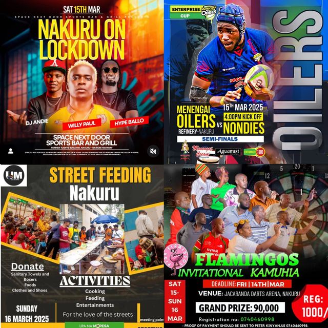 Exciting things to do in Nakuru over the weekend