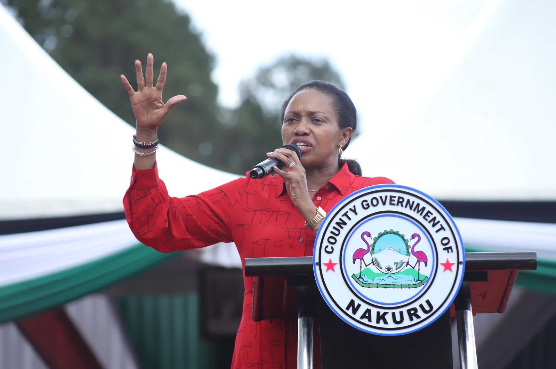 Governor Kihika, Lee Kinyanjui pay tribute to the late former prime minister Raila Odinga