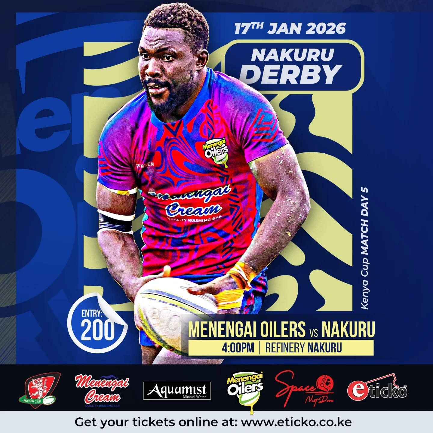 Weekend Guide: Menengai Oilers host Nakuru RFC in the Kenya Cup Round Five clash