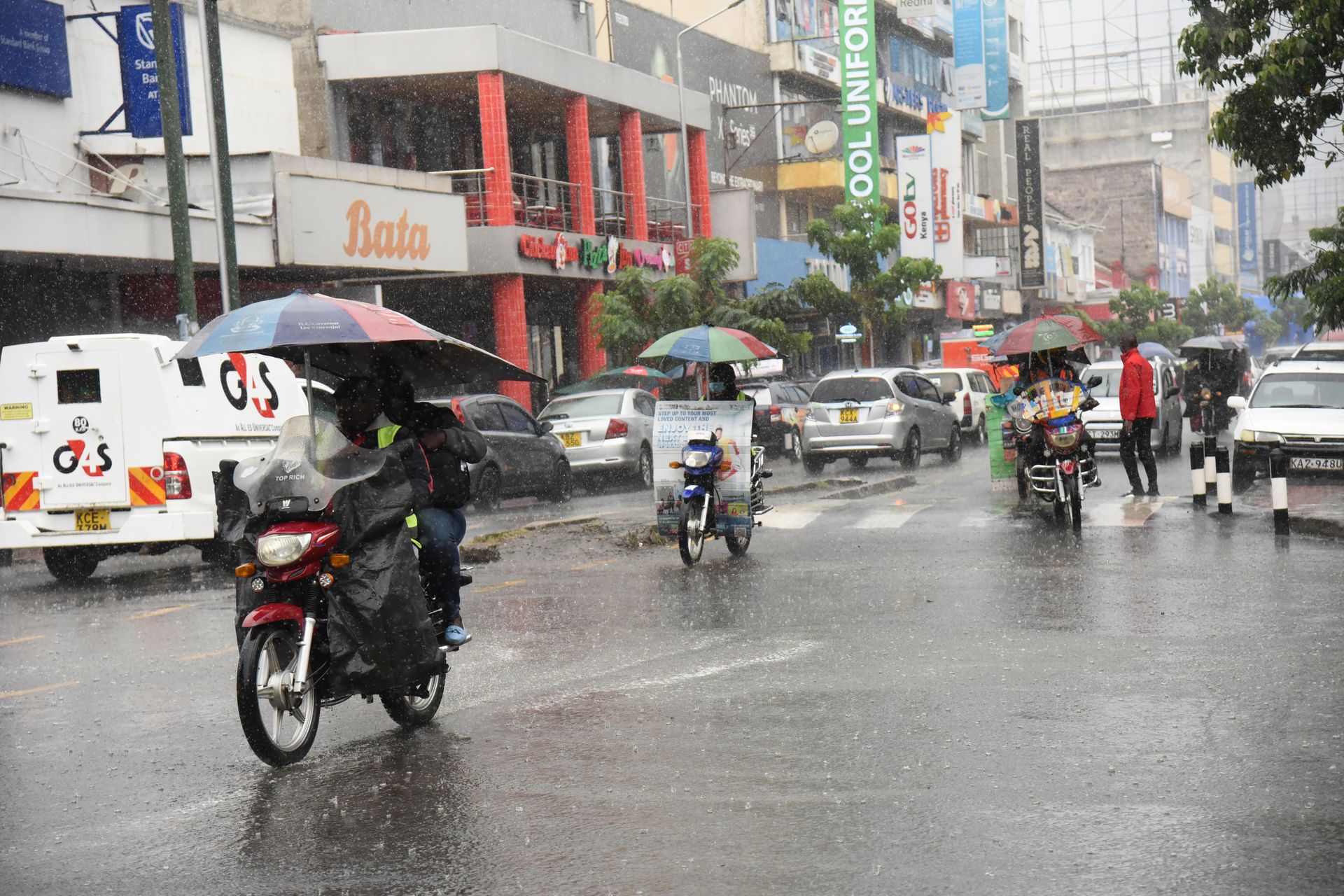 In Nakuru, we have cabs, but we prefer bodaboda