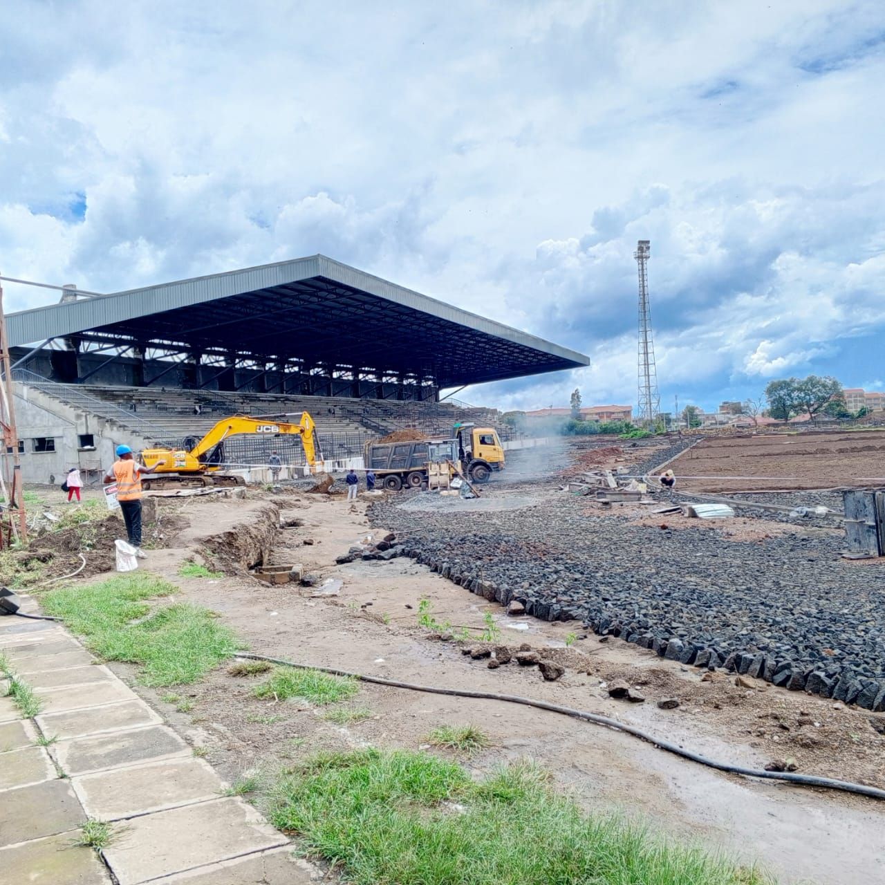 First phase of Afraha stadium construction takes shape