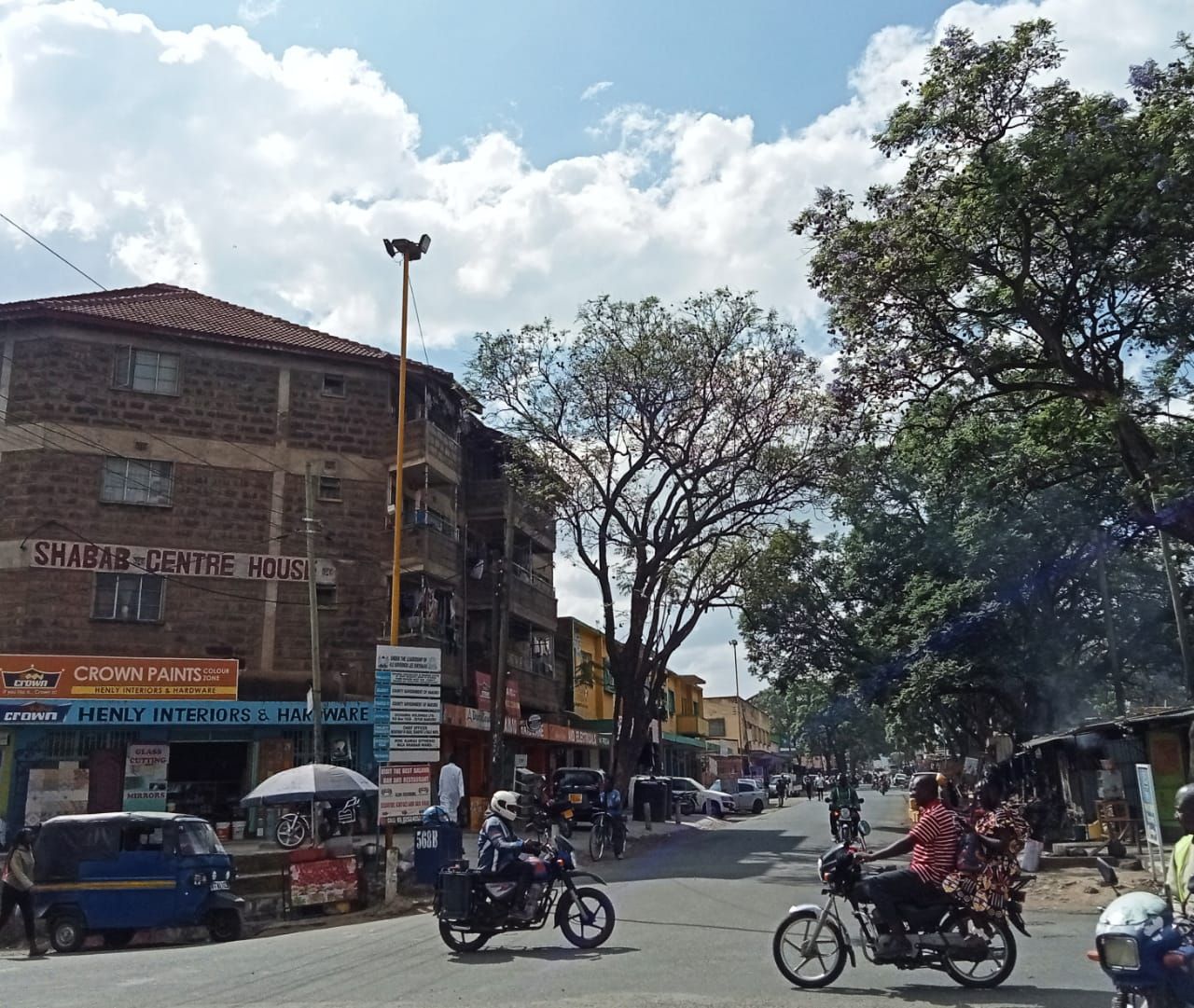 Why did matatus stop going into Shabab, Kenlands and Phase Two estates?