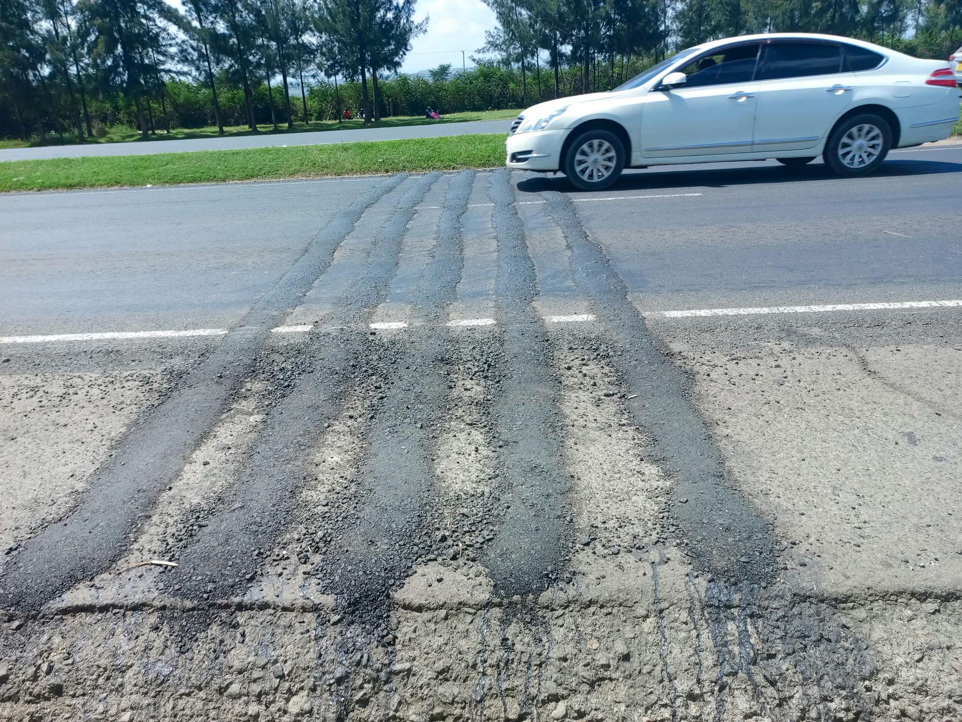 Speed bumps erected near Eveready roundabout