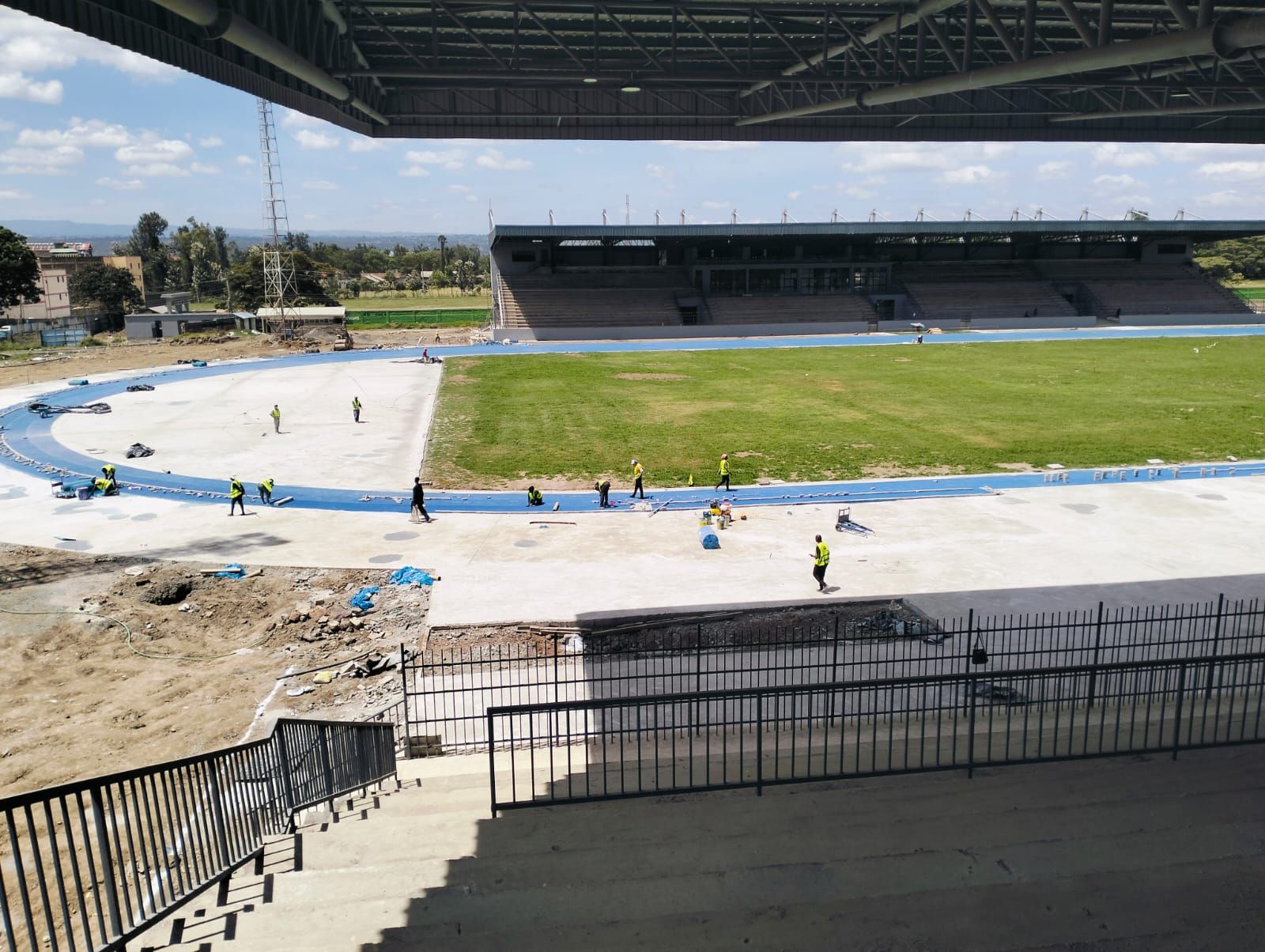 In Pictures: The progress of Afraha Stadium