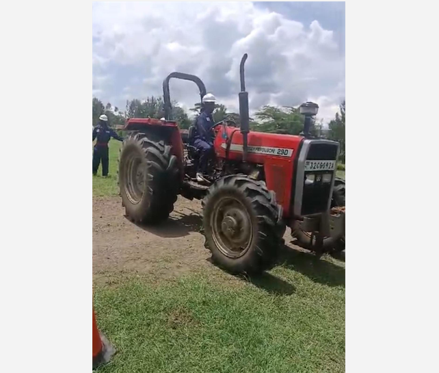 28-year-old hopes to become first female tractor driver in her community