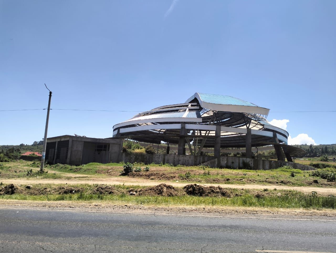 Is it a Church? Why Nakuru residents are confused by this structure that was supposed to be completed three years ago by the county government