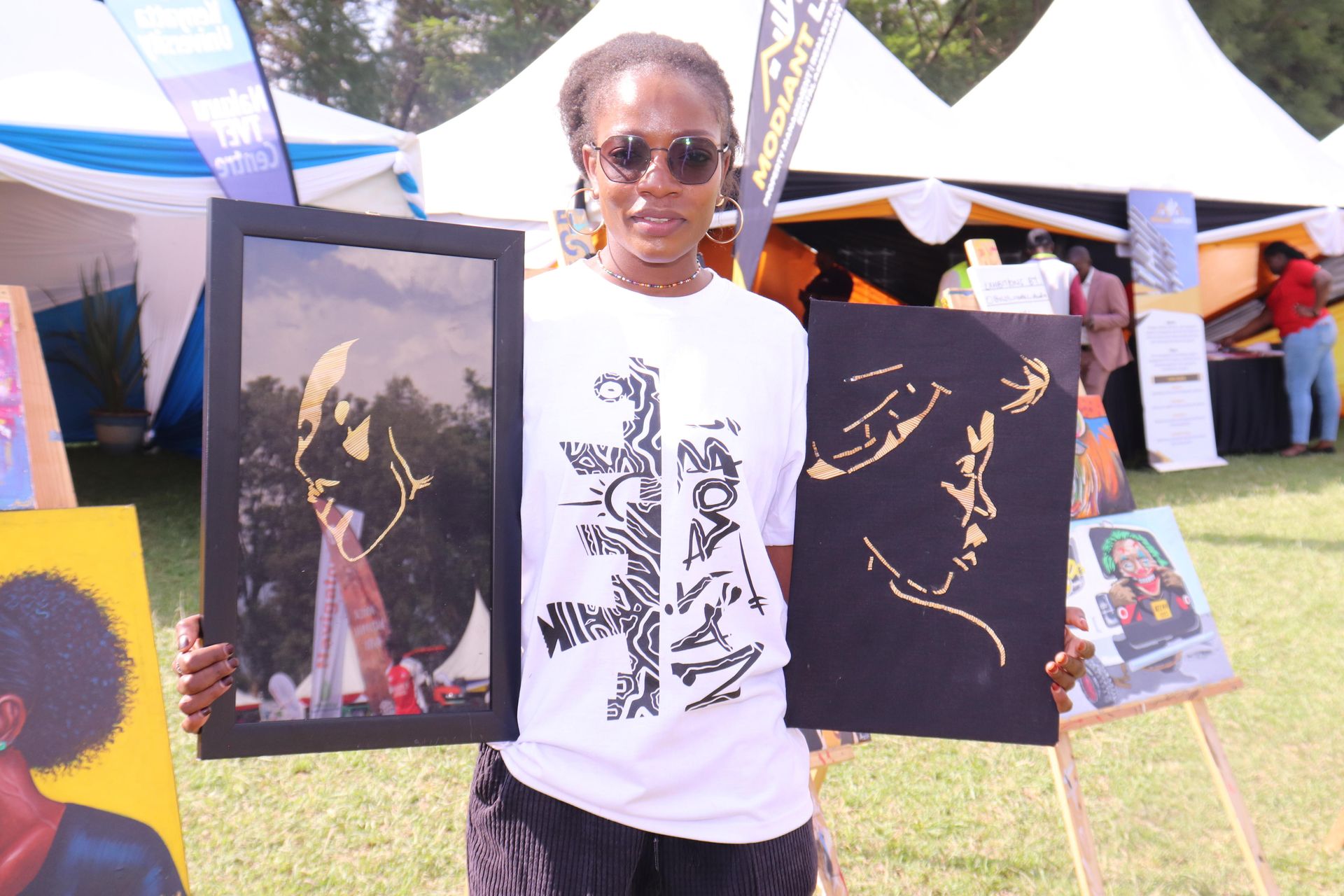 Lydia Odondi: Passionate artist turning grass blades into bold statements