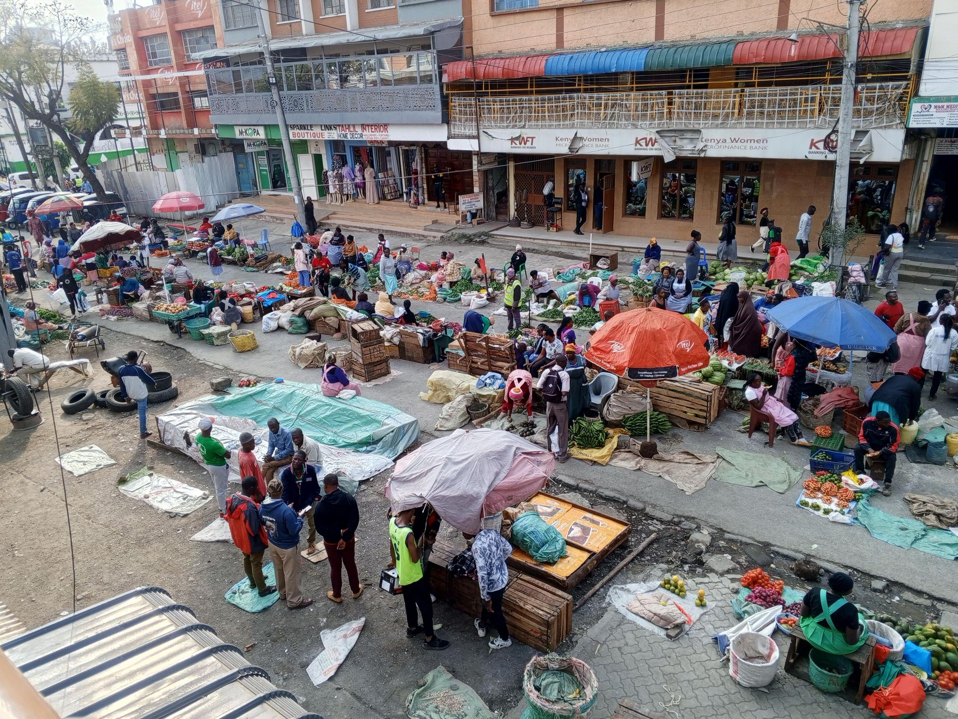 Calm returns to Mosque lane, as construction of road within Wakulima market begins