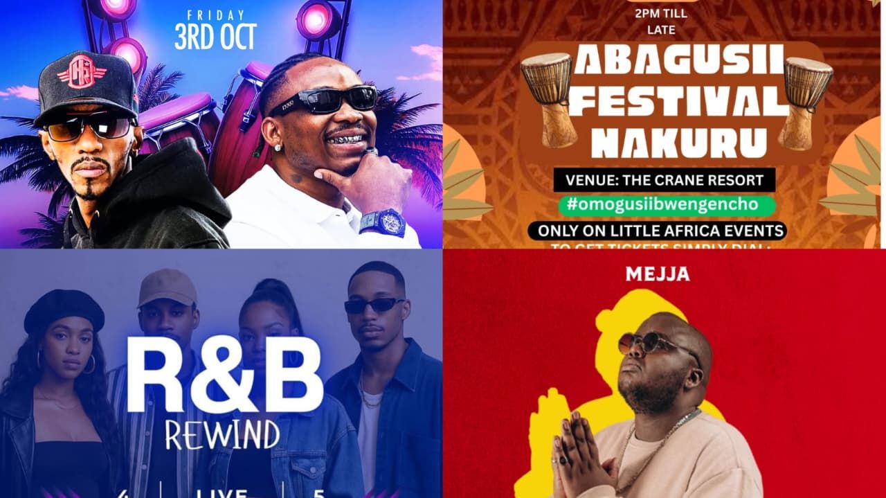 Electric weekend ahead: Mejja, Otile Brown, Mandy and other big names storm Nakuru