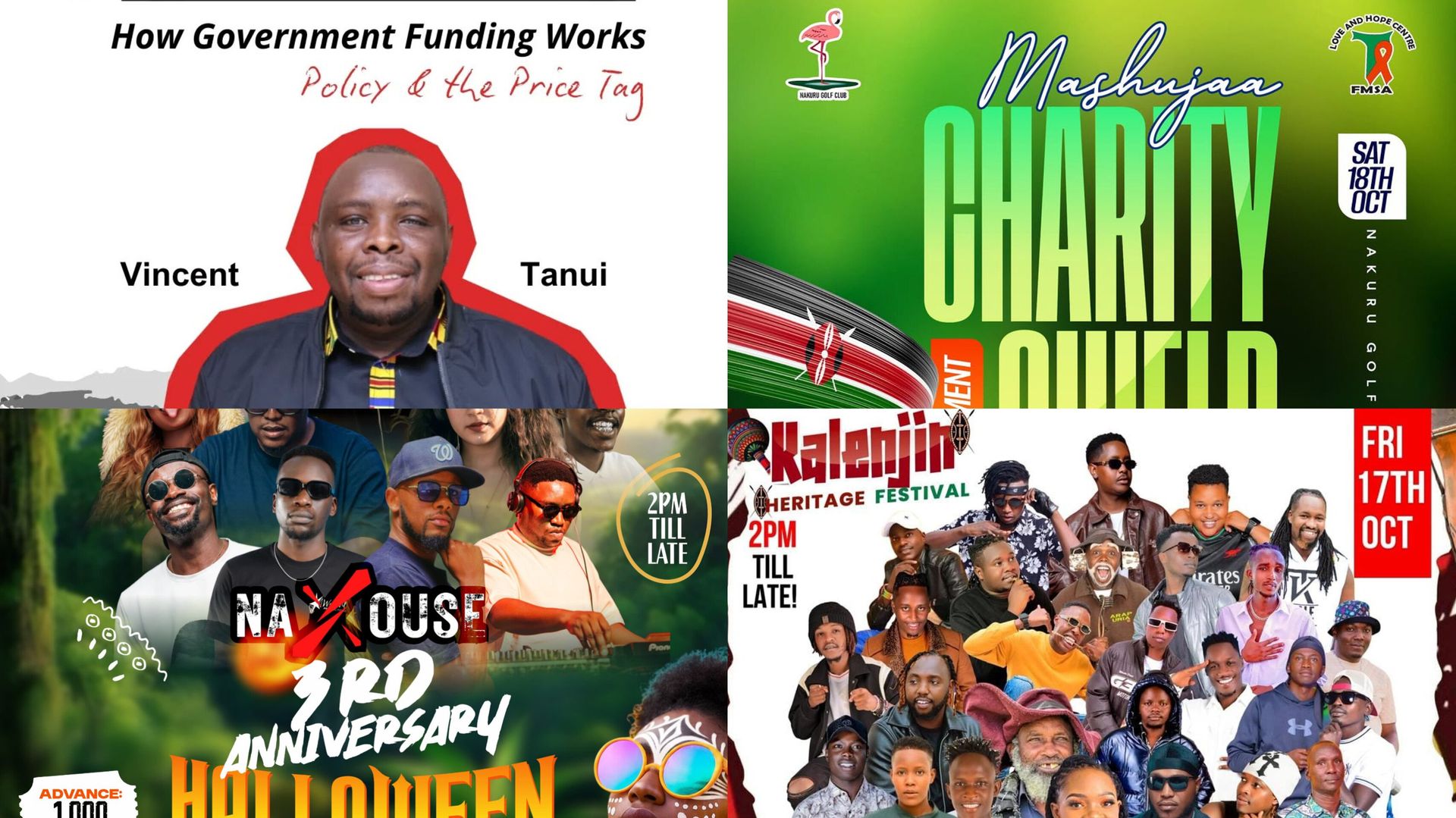 Beats, culture and Mashujaa energy: Nakuru's long weekend line-up is packed!