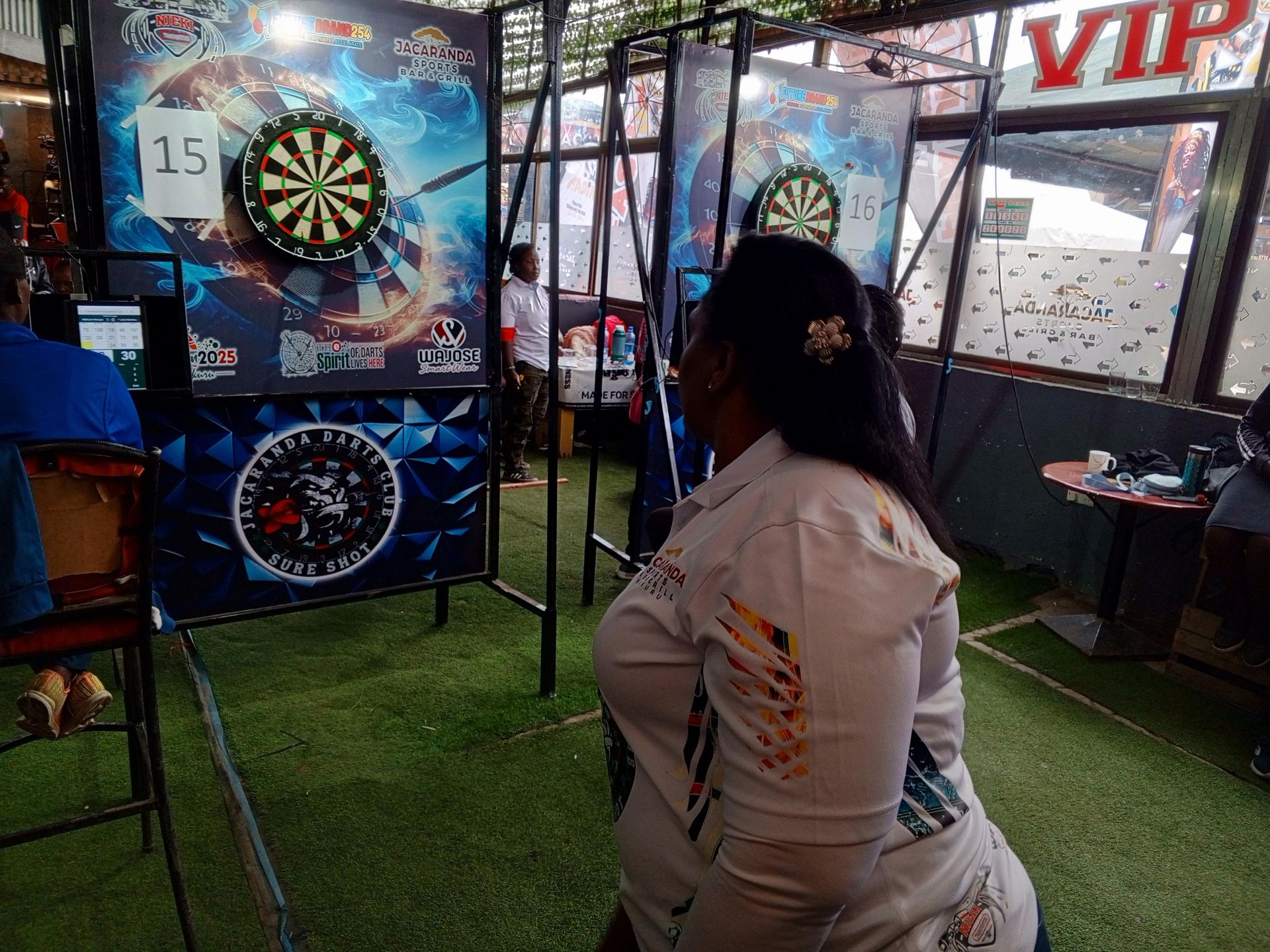 Kenya open tournament draws hundreds of dart players to Nakuru