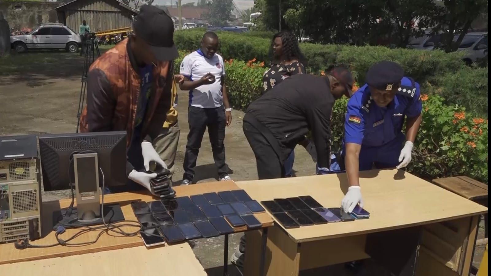 Police seize over 300 mobile phones, arrest two suspects during crackdown in Nakuru West